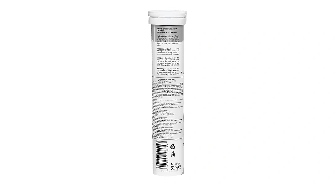 Dr.Frei Vitamin C 1000mg tuýp 20 viên - 2