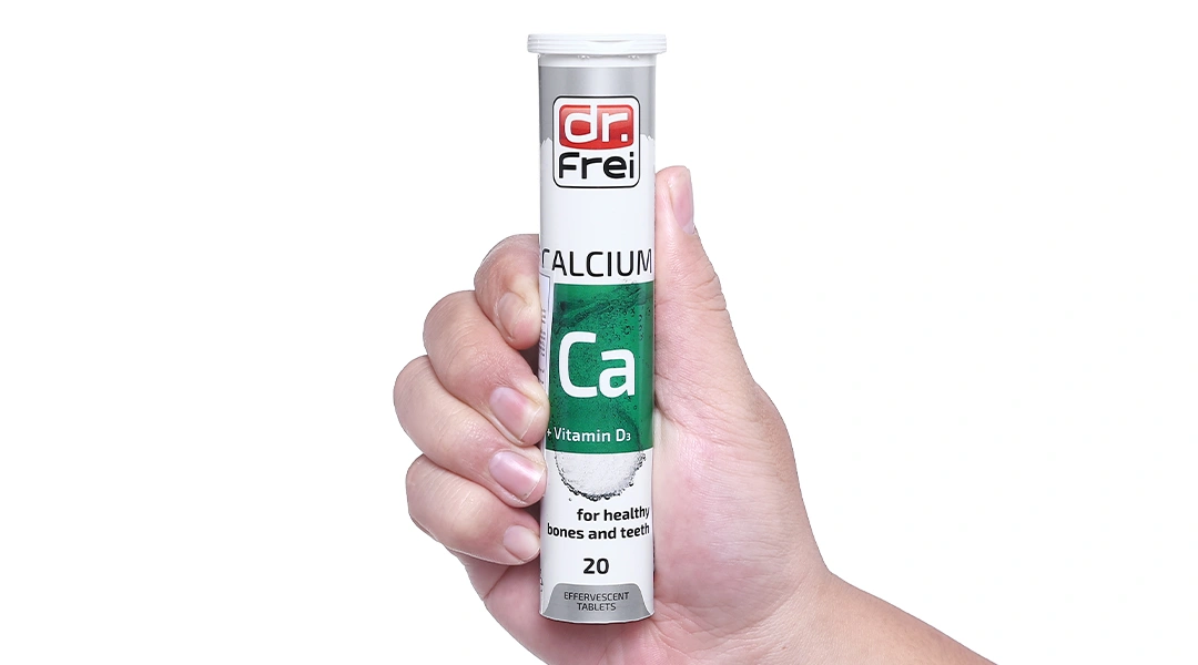 Viên sủi Dr. Frei Calcium + Vitamin D3 hỗ trợ chắc khỏe xương tuýp 20 viên - 4