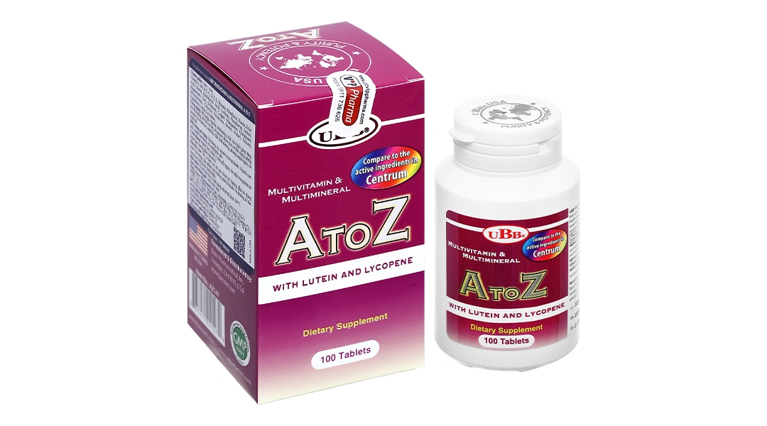 Ubb Atoz hộp 100 viên - 