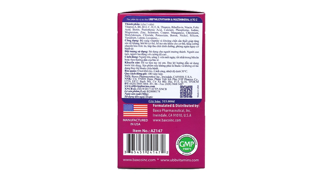 Ubb Atoz hộp 100 viên - 3
