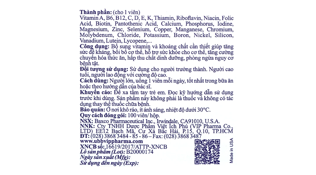 Ubb Atoz hộp 100 viên - 4