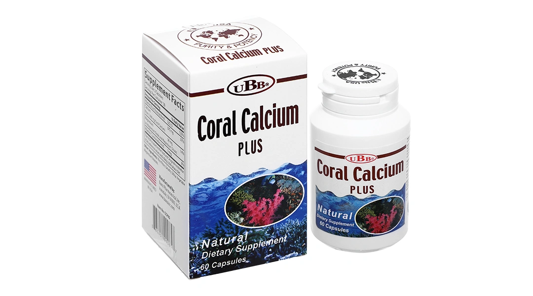 Viên Uống Coral Calcium Plus Ubb hộp 60 viên - 