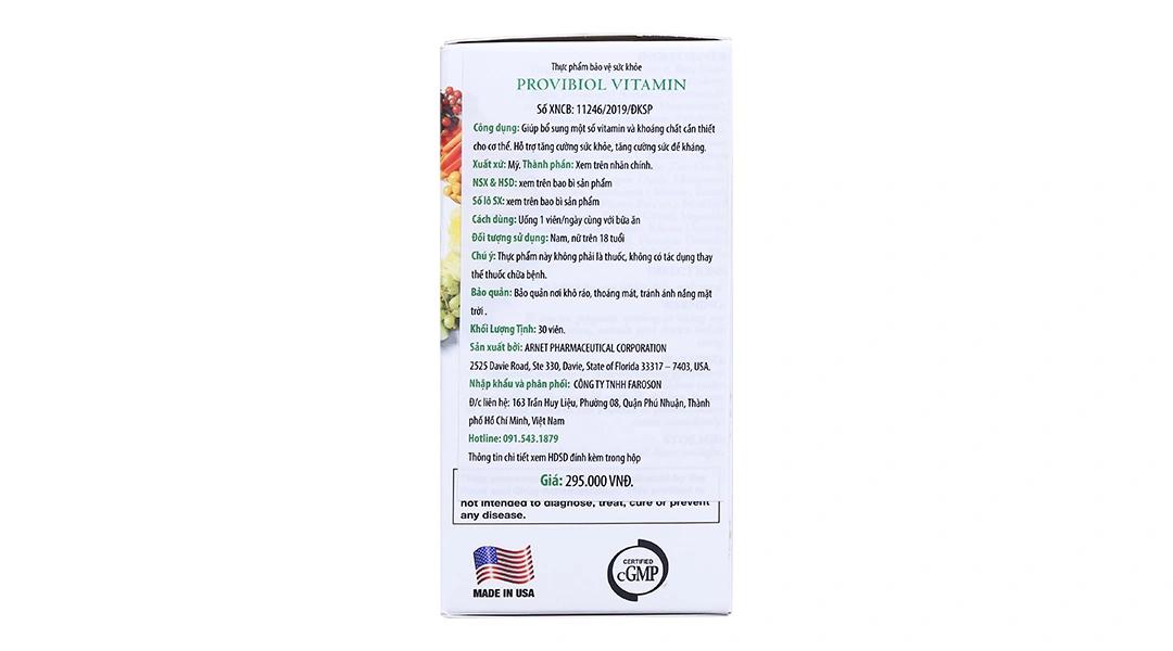 Provibiol Vitamin lọ 30 viên - 5