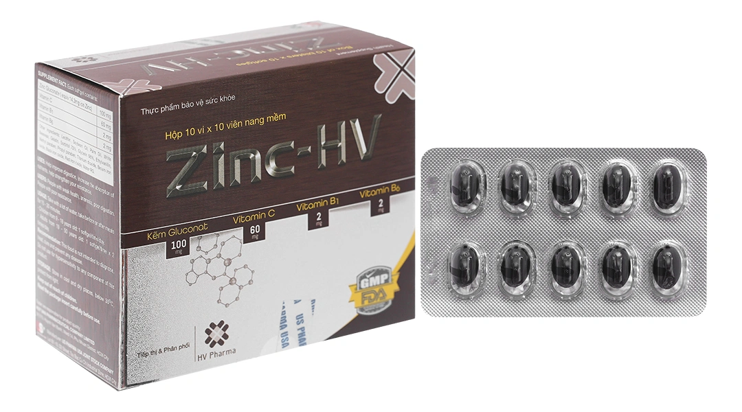 Zinc - HV hộp 100 viên - 