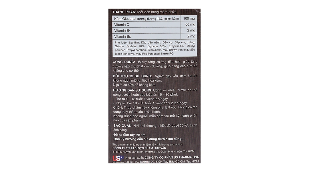 Zinc - HV hộp 100 viên - 3