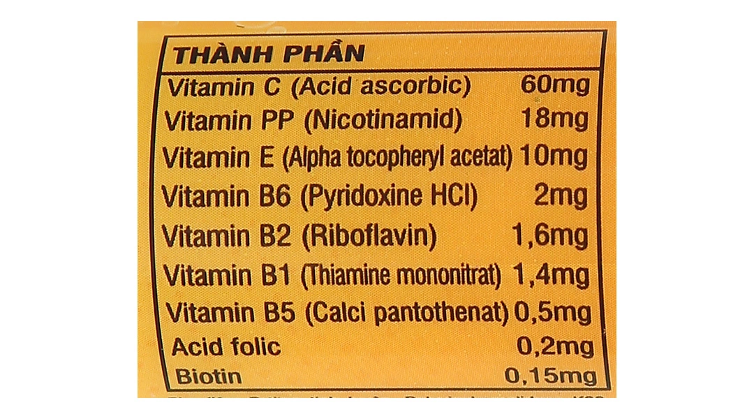Ossizan Multivitamin Gold tuýp 20 viên - 4