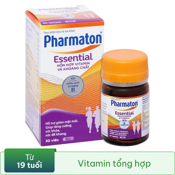 Pharmaton Essential hỗ trợ giảm mệt mỏi