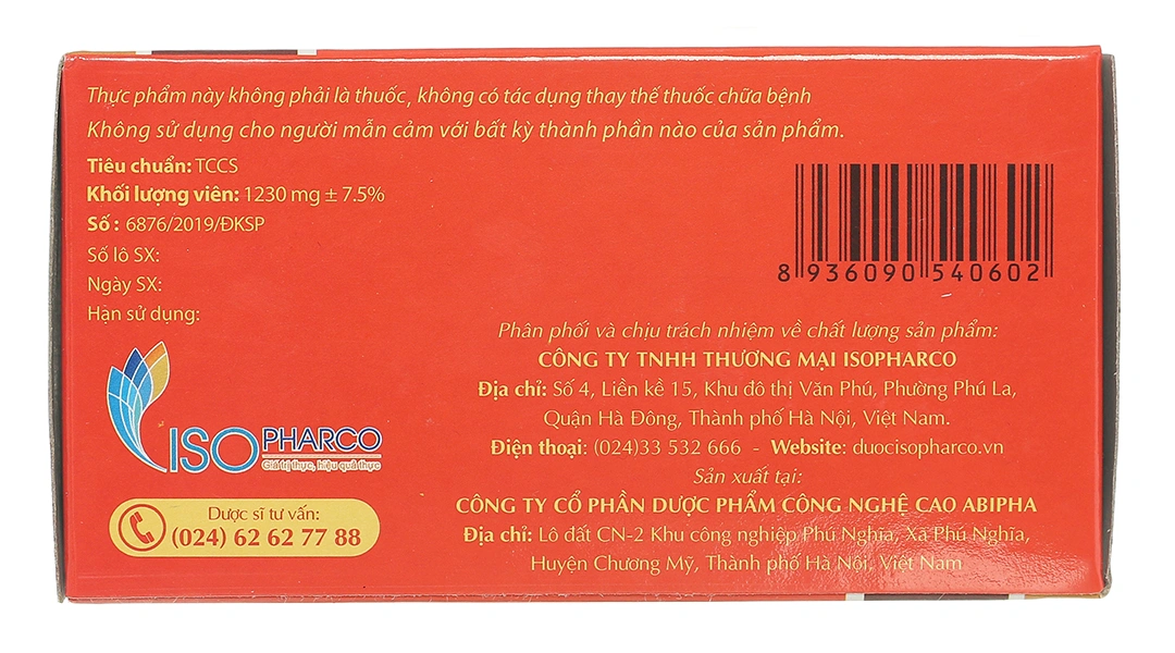 Pharviton hỗ trợ ăn ngon, tăng đề kháng hộp 60 viên - 2