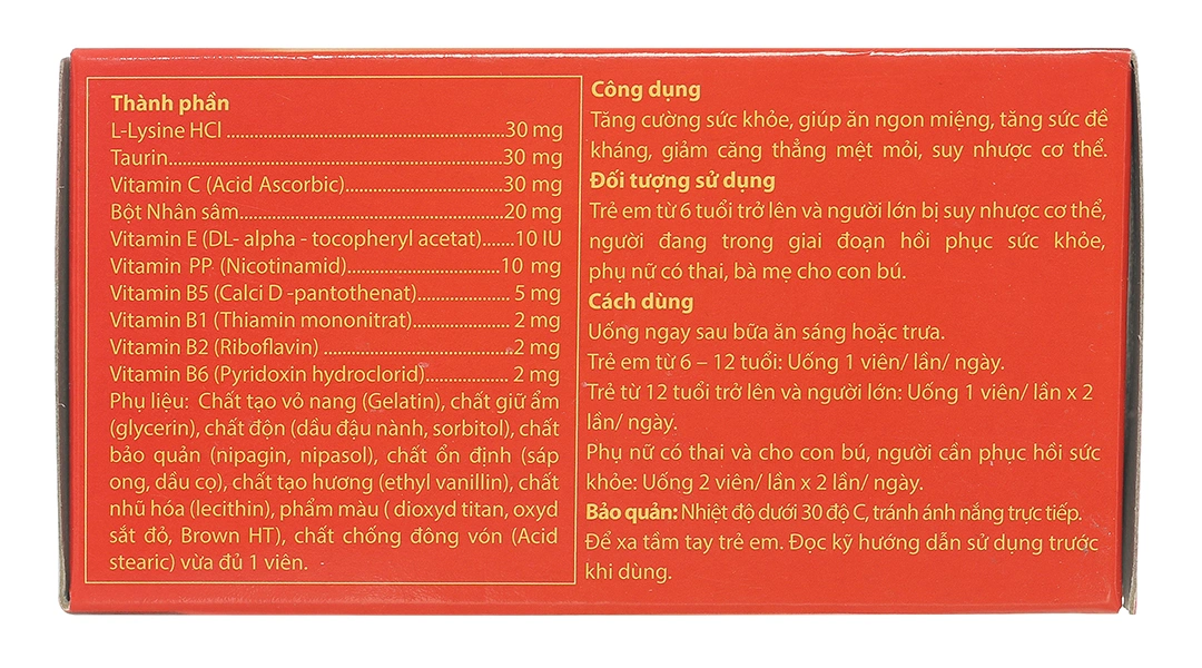 Pharviton hỗ trợ ăn ngon, tăng đề kháng hộp 60 viên - 3