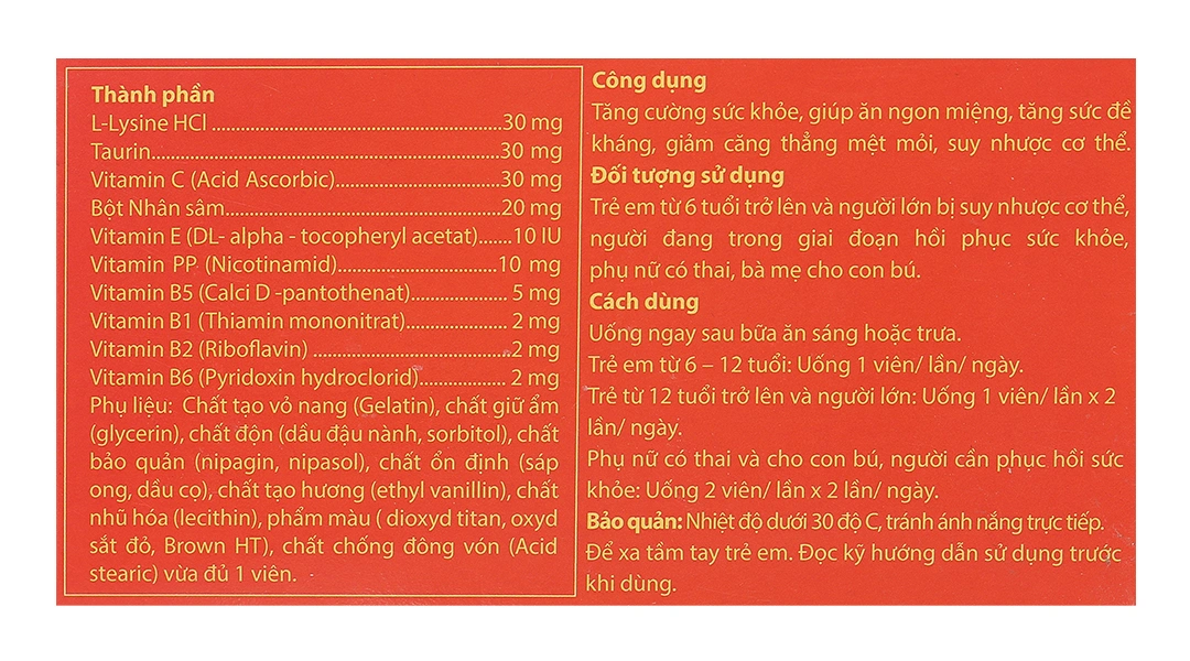 Pharviton hỗ trợ ăn ngon, tăng đề kháng hộp 60 viên - 4