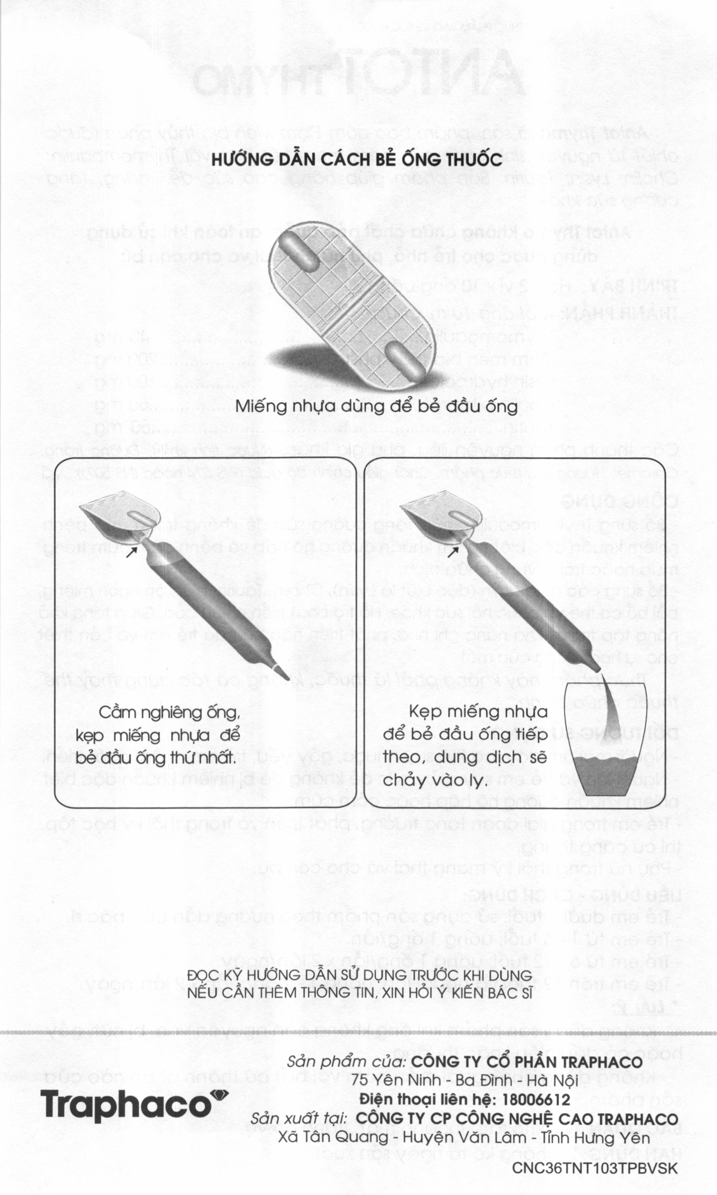 Antot Thymo hộp 20 ống - 5