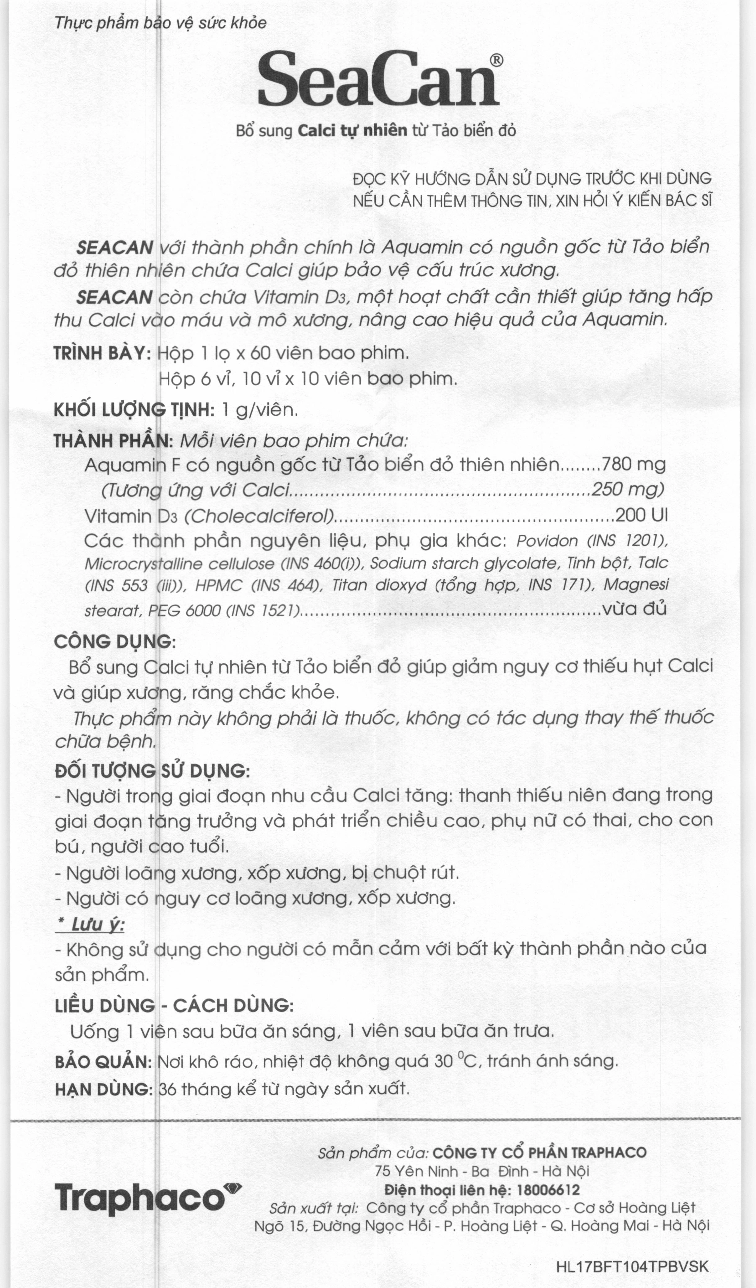 Seacan hộp 60 viên - 7
