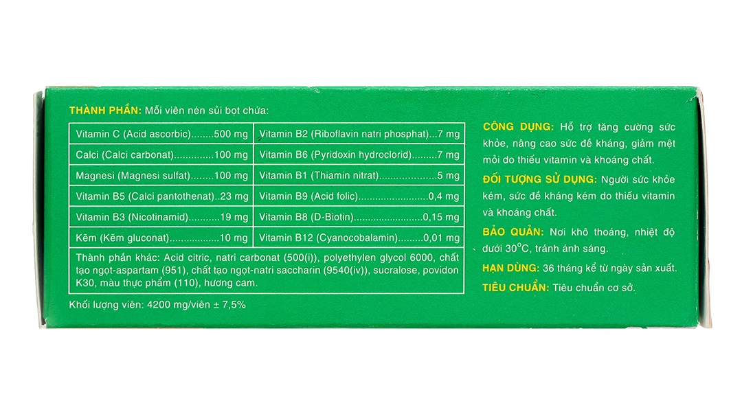 Thực phẩm bảo vệ sức khỏe Deromax tuýp 10 viên - 2
