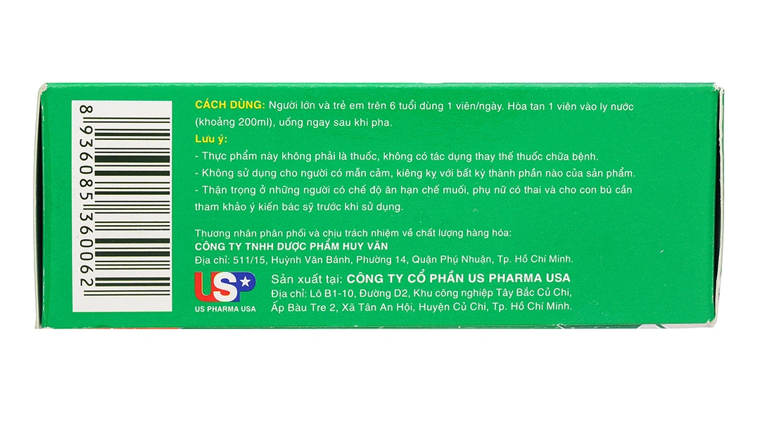 Thực phẩm bảo vệ sức khỏe Deromax tuýp 10 viên - 3