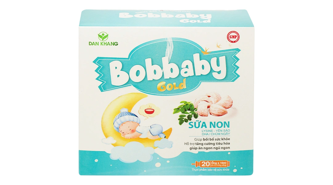 Siro Ăn Ngon Ngủ Ngon Bobbaby Gold hộp 20 ống x 10ml - 1