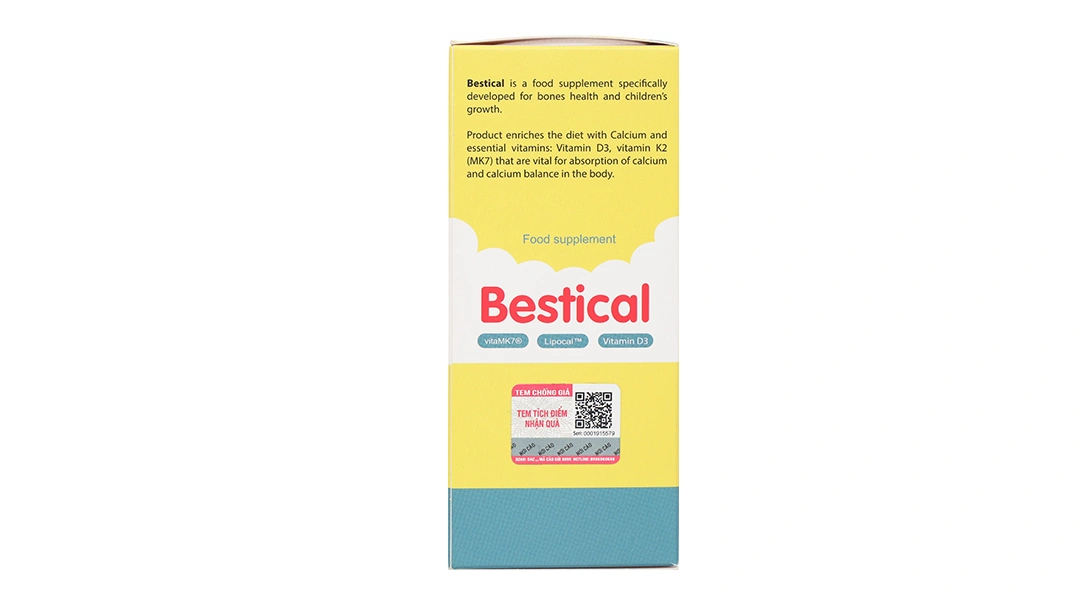 Bestical bổ sung canxi; hỗ trợ xương, răng chắc khỏe chai 120 ml - 15