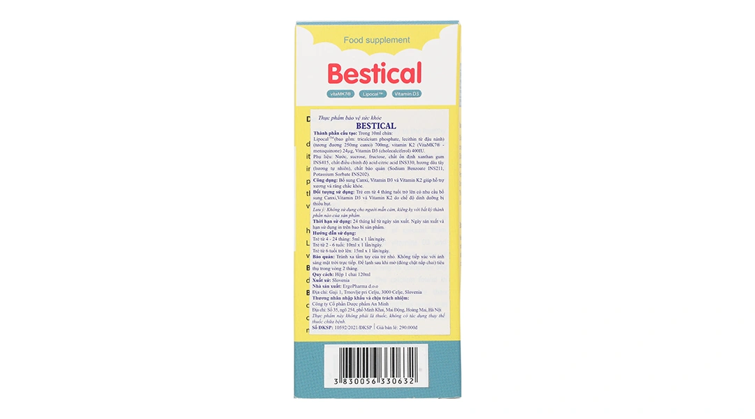 Bestical bổ sung canxi; hỗ trợ xương, răng chắc khỏe chai 120 ml - 16