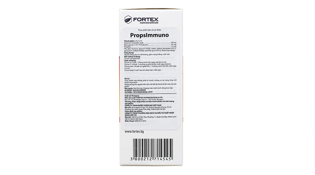 Thực phẩm bảo vệ sức khỏe Propsimmuno 100ml - 2