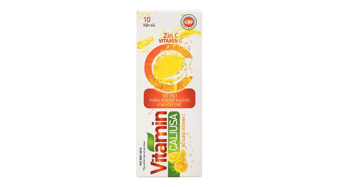 Viên Sủi Vitamin C Caliusa hộp 10 viên - 1