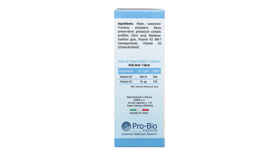 Dung dịch xịt Healthyplex D3K2 Spray chai 10ml - 3