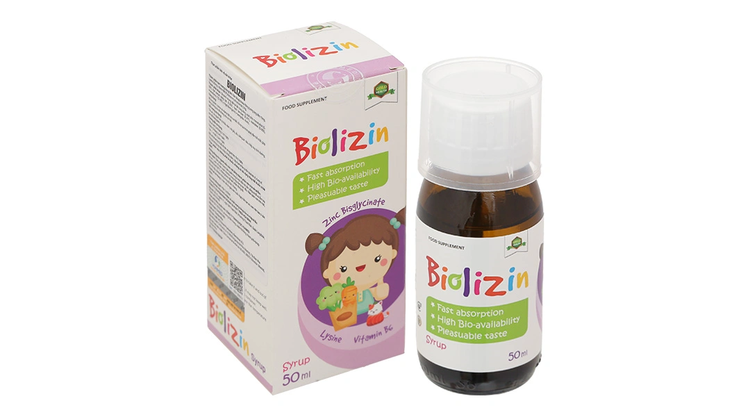 Thực phẩm bảo vệ sức khỏe Biolizin chai 50ml - 