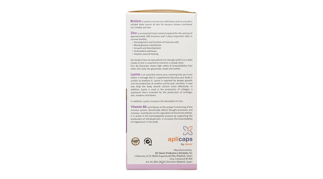 Thực phẩm bảo vệ sức khỏe Biolizin chai 50ml - 2