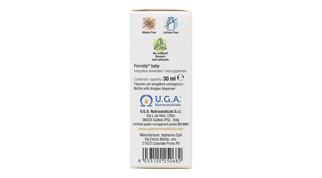 Thực phẩm bảo vệ sức khỏe Ferrolip Baby chai 30ml - 3