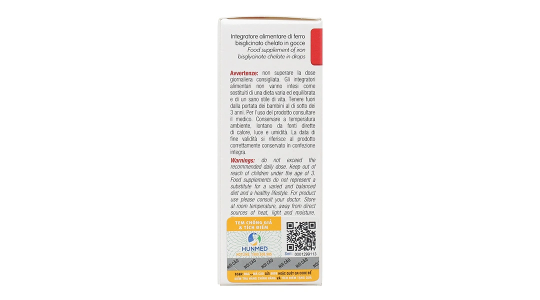 Thực phẩm bảo vệ sức khỏe Ferrolip Baby chai 30ml - 4