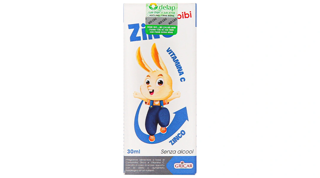 Thực phẩm bảo vệ sức khỏe Smartbibi Zinc chai 30ml - 1
