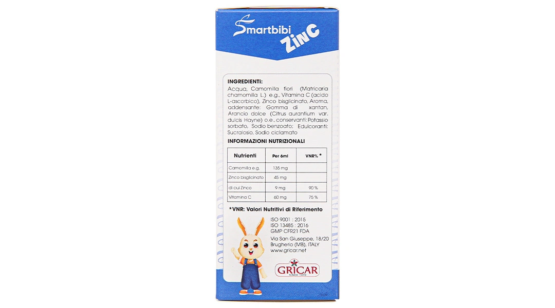 Thực phẩm bảo vệ sức khỏe Smartbibi Zinc chai 30ml - 2