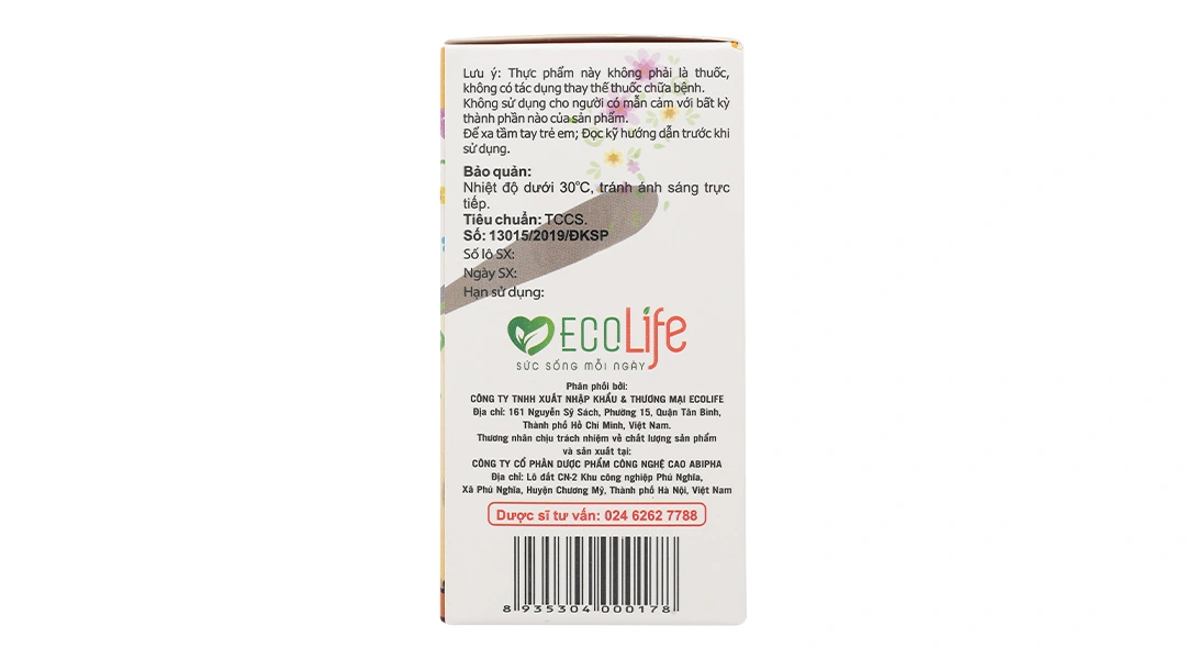 Ecolife Eco Kid Ăn Ngon hỗ trợ ăn ngon, nâng cao sức đề kháng hộp 20 ống x 10ml - 2