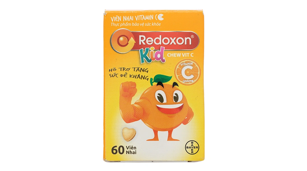 Thực phẩm bảo vệ sức khỏe Redoxon Kid Chew Vit C hộp 60 viên - 1