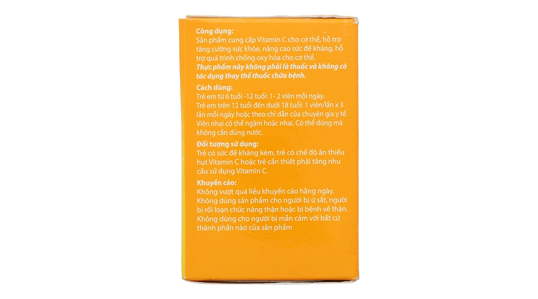 Thực phẩm bảo vệ sức khỏe Redoxon Kid Chew Vit C hộp 60 viên - 2