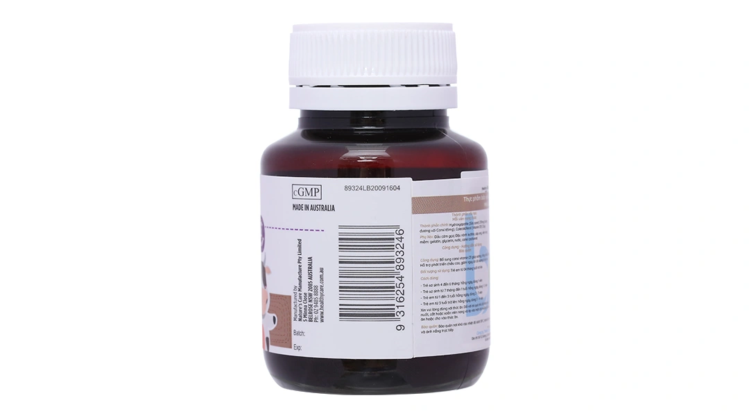 Healthy Care Kids Milk Calcium lọ 60 viên - 3