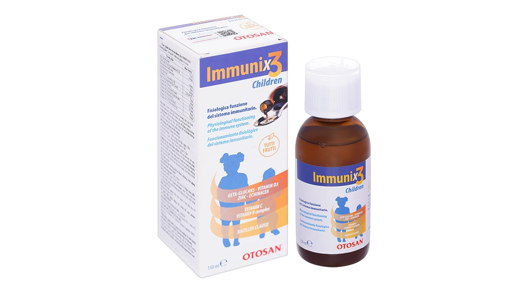 Thực phẩm bảo vệ sức khỏe Siro Immunix3 chai 150Ml - 