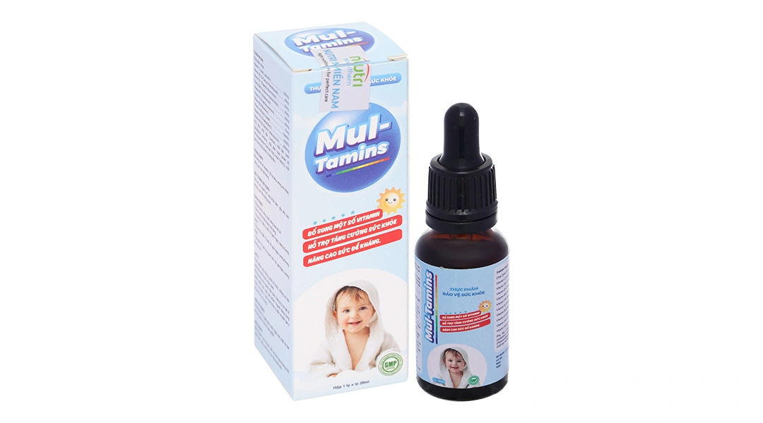Mul-Tamins hỗ trợ tăng cường sức khỏe chai 20ml - 