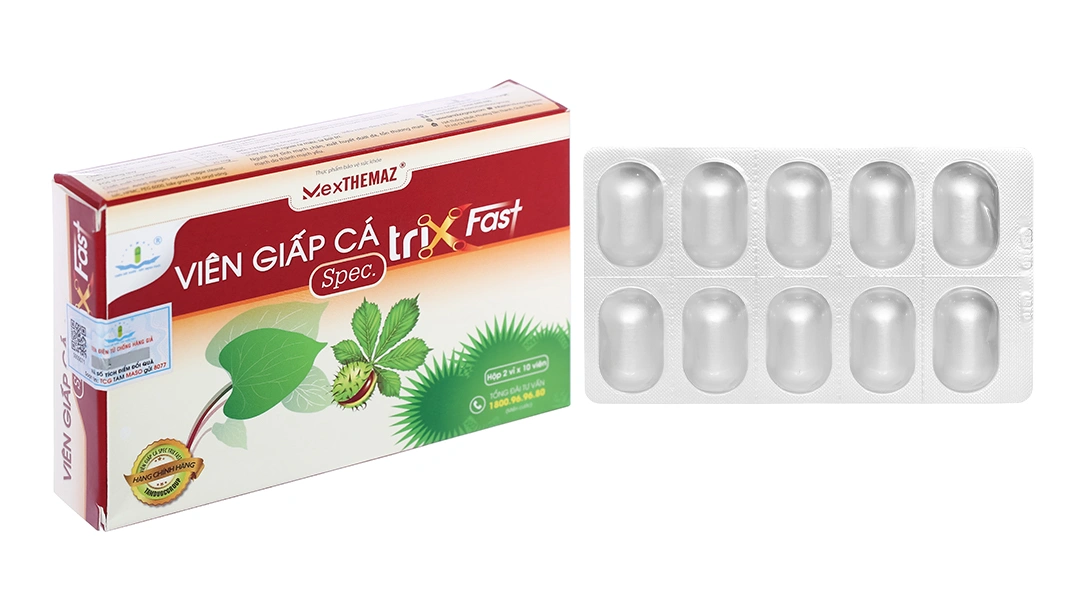Viên Giấp Cá Trix hộp 20 viên - 