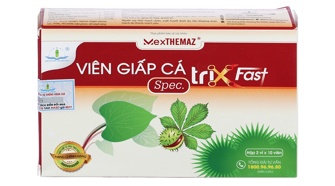 Viên Giấp Cá Trix hộp 20 viên - 1