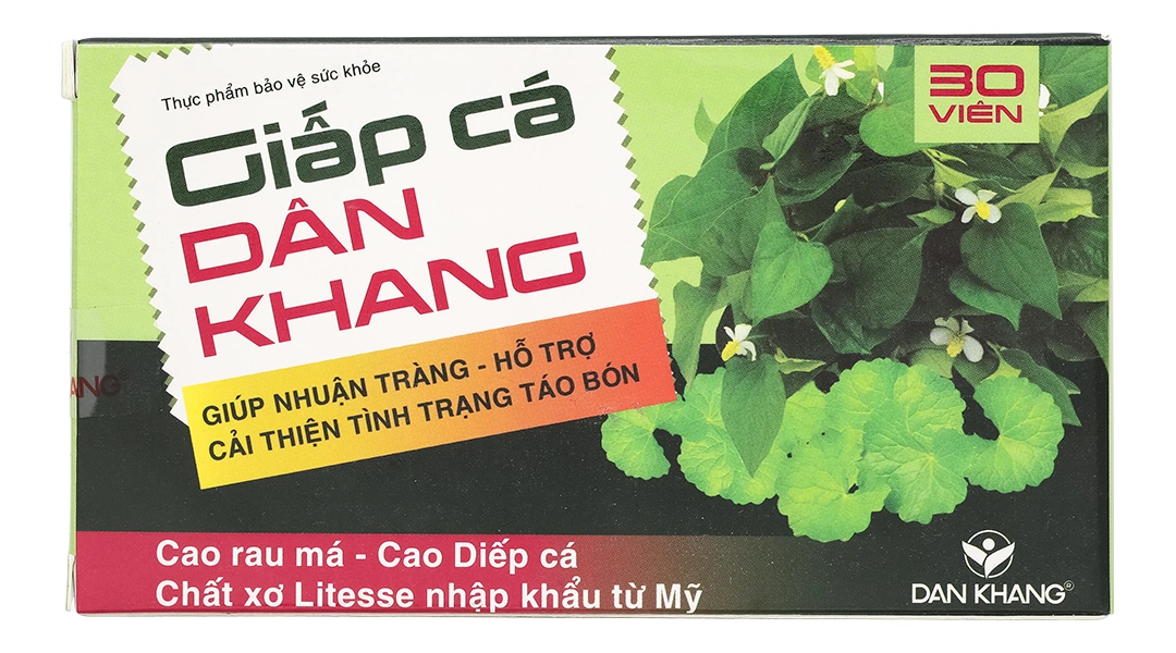 Thực phẩm bảo vệ sức khỏe Giấp Cá Dân Khang hộp 30 viên - 1
