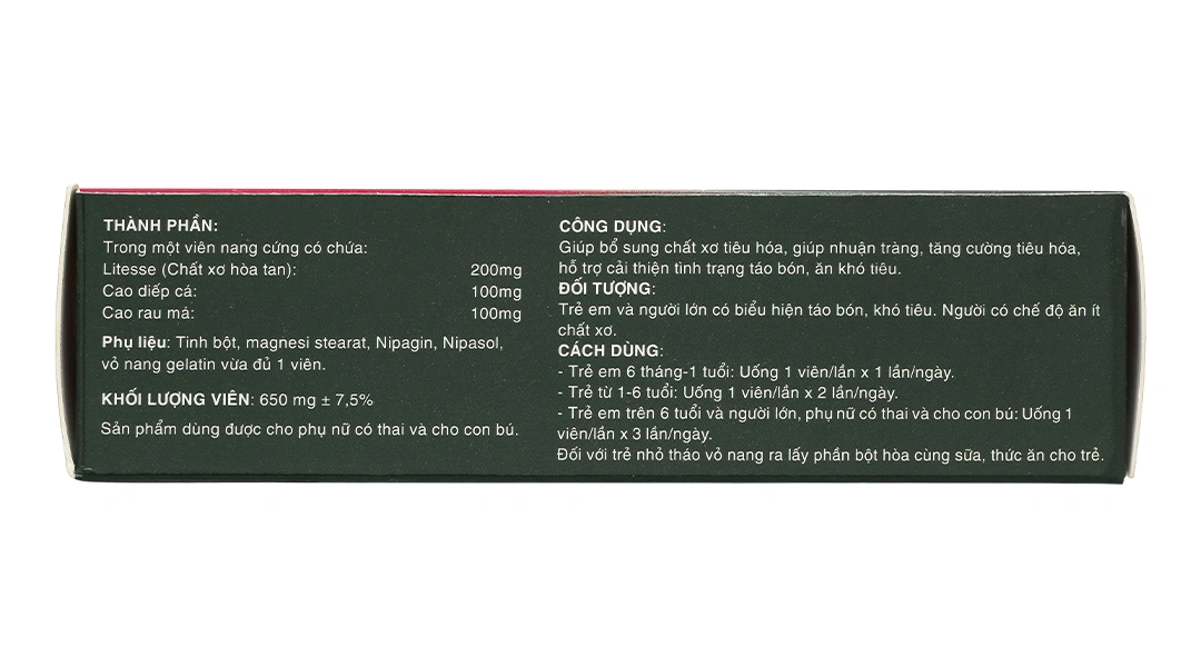 Thực phẩm bảo vệ sức khỏe Giấp Cá Dân Khang hộp 30 viên - 3