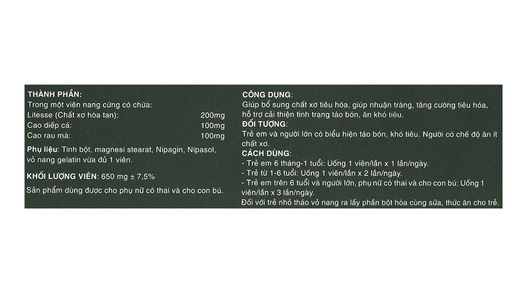 Thực phẩm bảo vệ sức khỏe Giấp Cá Dân Khang hộp 30 viên - 4