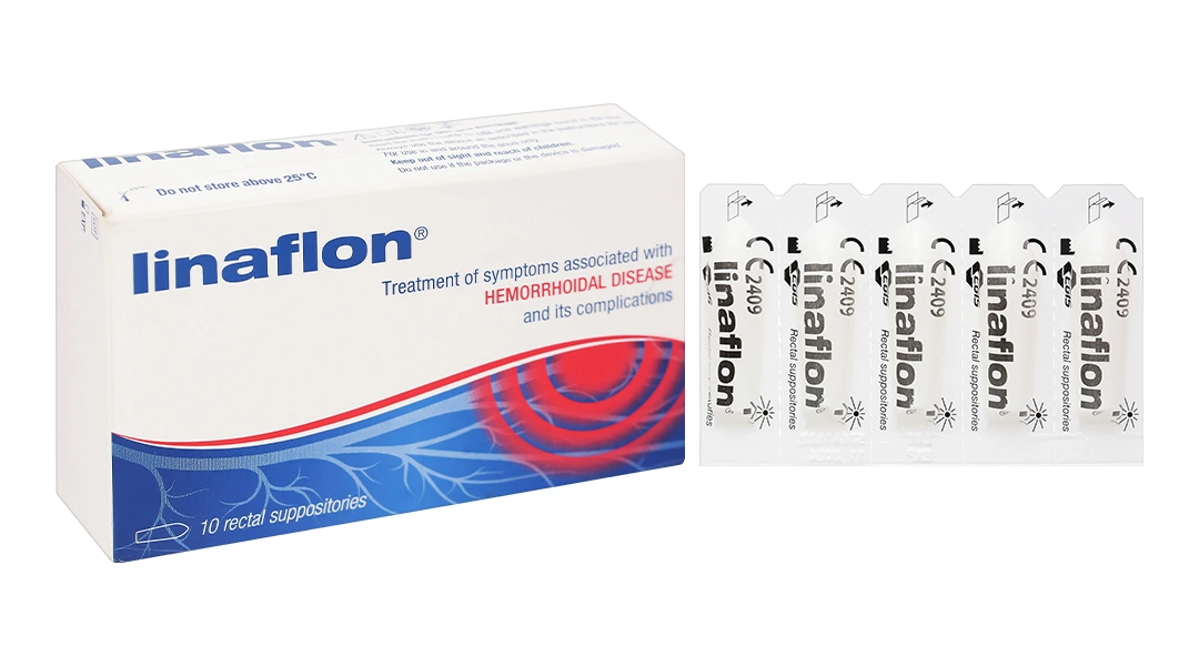 Linaflon Viên Đặt 2,5G - 