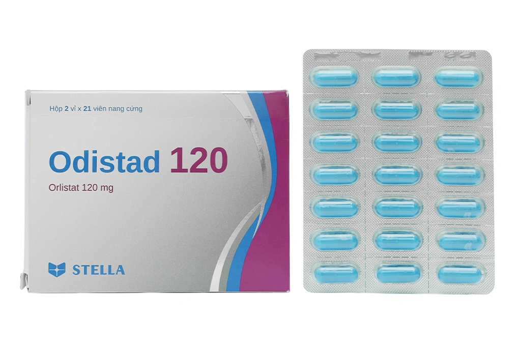 Odistad 120 kiểm soát cân nặng, hỗ trợ trị béo phì (2 vỉ x 21 viên) - 