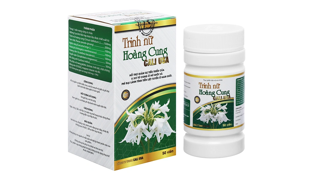 Trinh Nữ Hoàng Cung Cali Usa hộp 50 viên - 