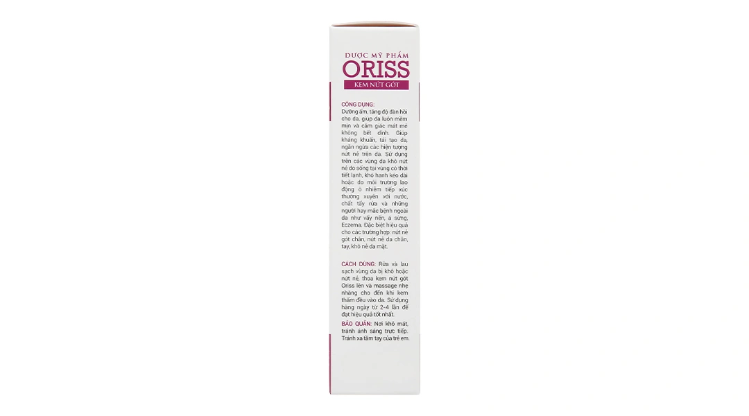 Kem Oriss Soft & Heal giảm nứt nẻ gót chân tuýp 30g - 14