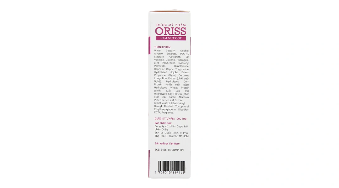 Kem Oriss Soft & Heal giảm nứt nẻ gót chân tuýp 30g - 15
