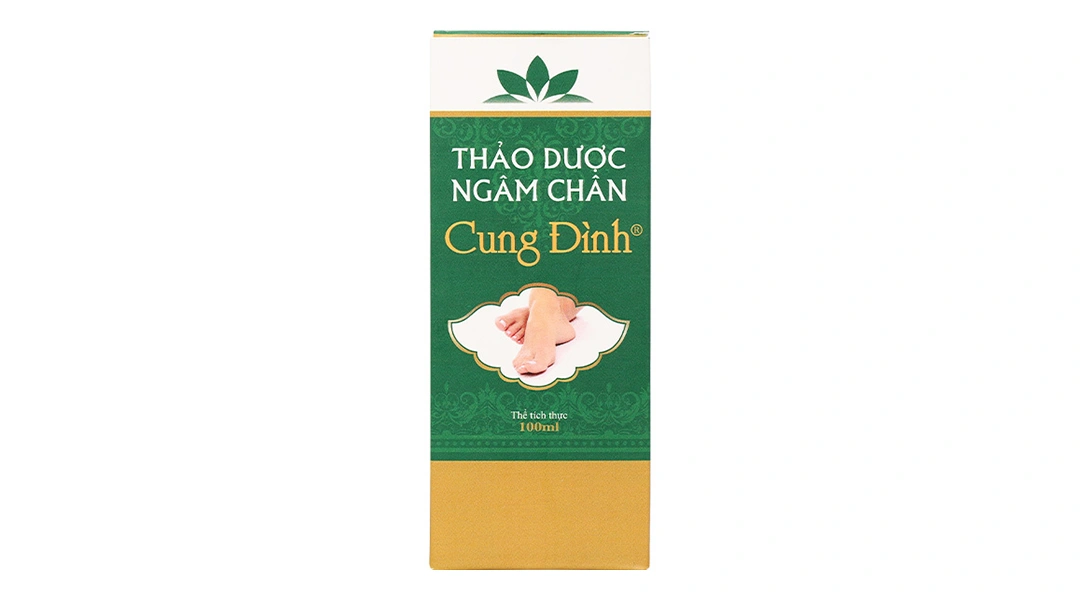 Dung dịch Thảo Dược Ngâm Chân Cung Đình hỗ trợ giảm phong thấp - 1