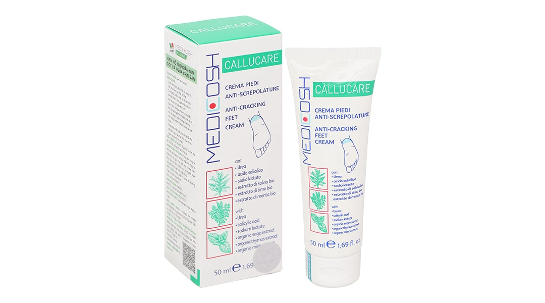 Kem Medicosh Callucare giảm nứt gót và ngừa chai sạn tuýp 50ml - 