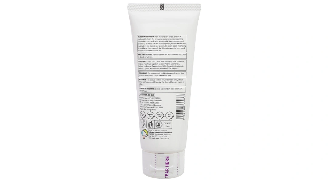 Kem dưỡng Fixderma Foot cấp ẩm làm mềm da gót chân tuýp 60g - 19