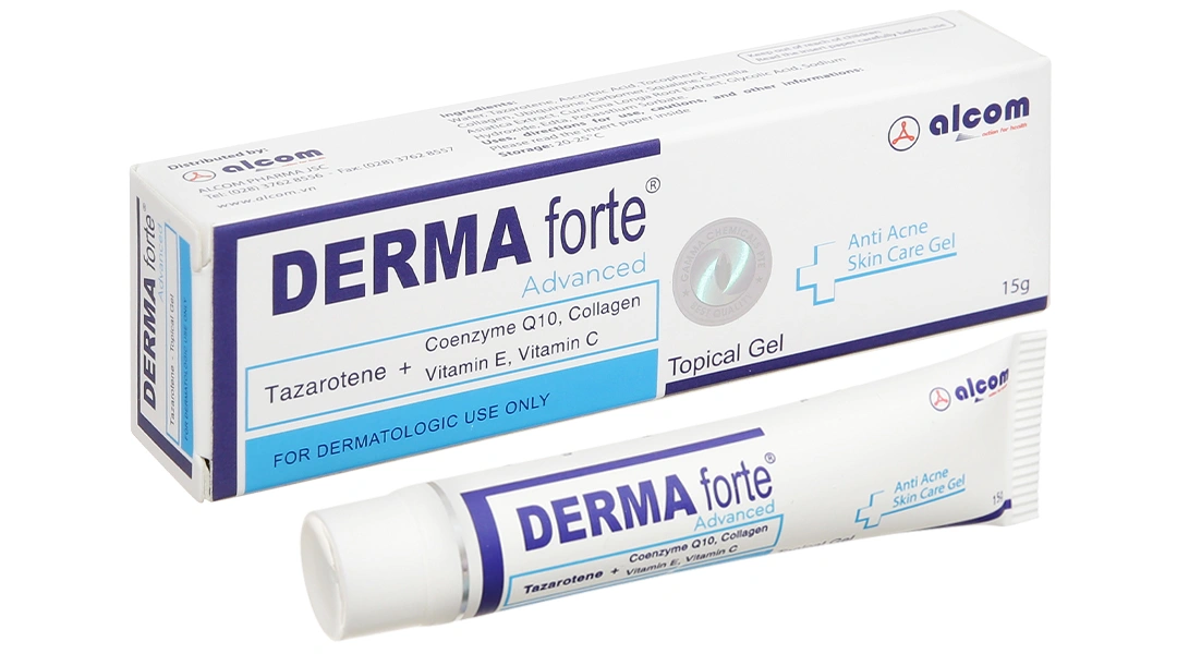 Gel Derma Forte Advanced ngừa mụn trứng cá, ngừa thâm, mờ sẹo, dưỡng da tuýp 15g - 2